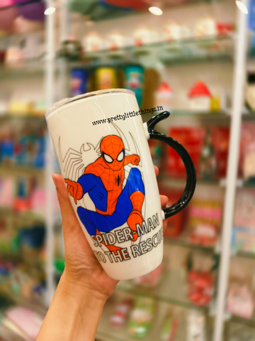 Spiderman Theme Ceramic Milk Mug / Coffee Mug