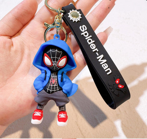 Cool Spiderman in Overcoat Keychain