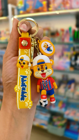 Cute Sports Tiger Keychain