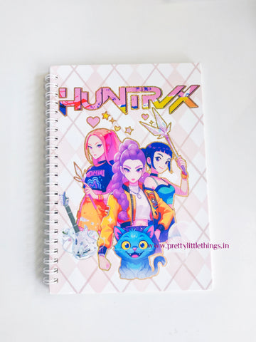 K Pop Demon Hunters Spiral A5 Notebooks (Huntrix)