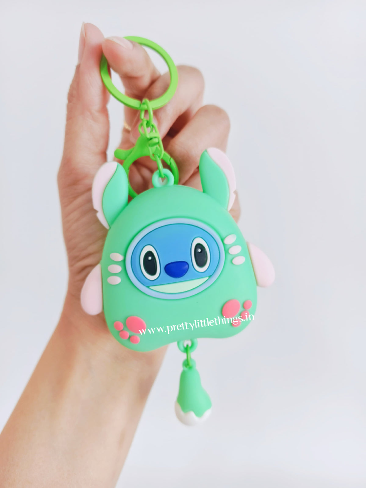 Stitch Theme Charm Keychain with Perfume Balls
