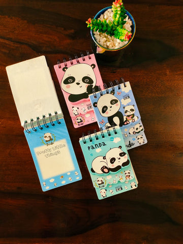 Panda theme Spiral Notepads