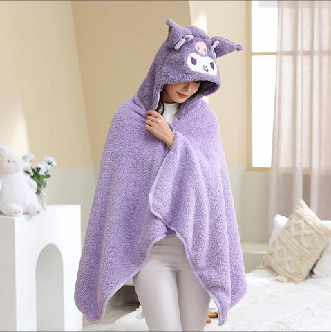 Sanrio Hoodie Microfibre Wraparound Towel