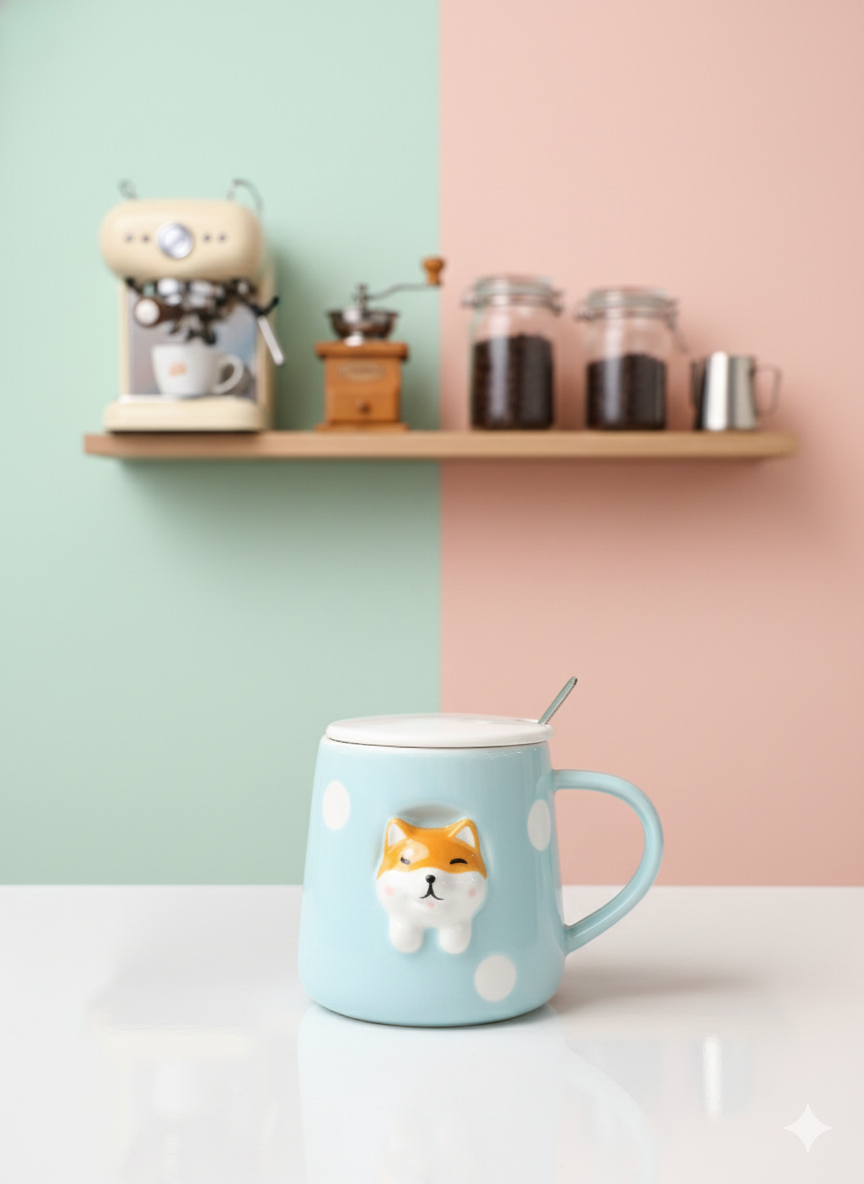 Shiba Inu 3D Coffee Mug