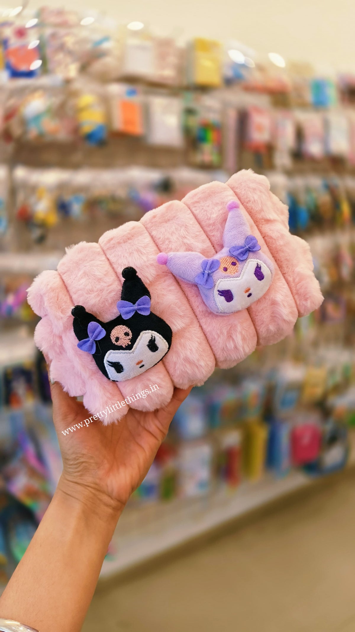 Kuromi Plush Cosmetic Pouch