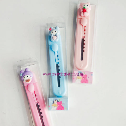 PASTEL COLOR KAWAII SANRIO MY MELODY THEME POCKET KNIFE / CRAFT PAPER CUTTERS