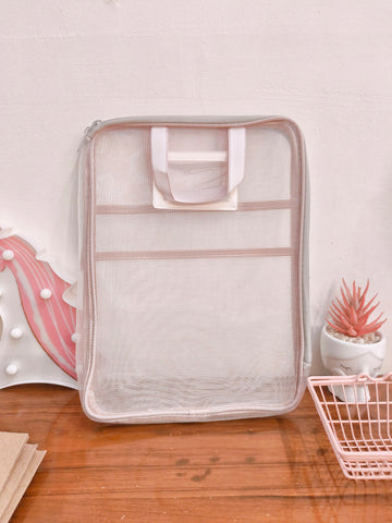 Transparent Mesh Folder - Pouch A4 size