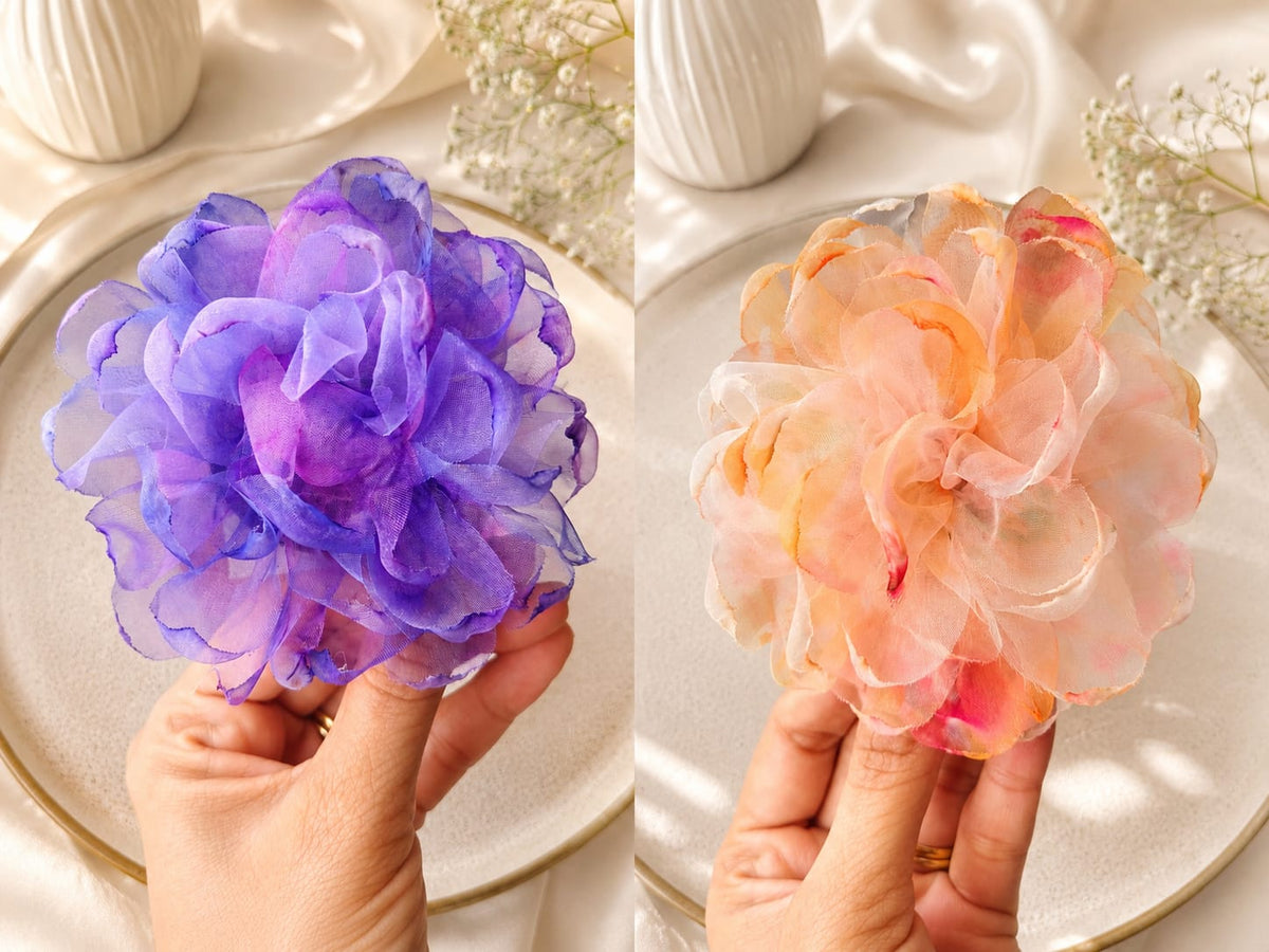 Blooming Flower Style Hair Clips