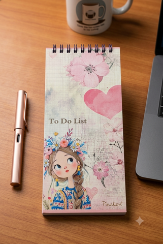 To Do List Spiral Sleek Notepads