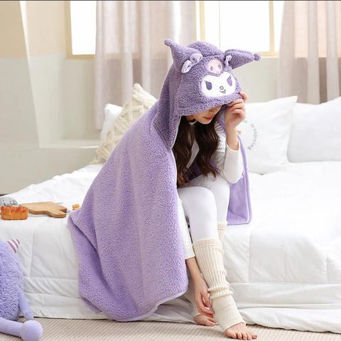Sanrio Hoodie Microfibre Wraparound Towel