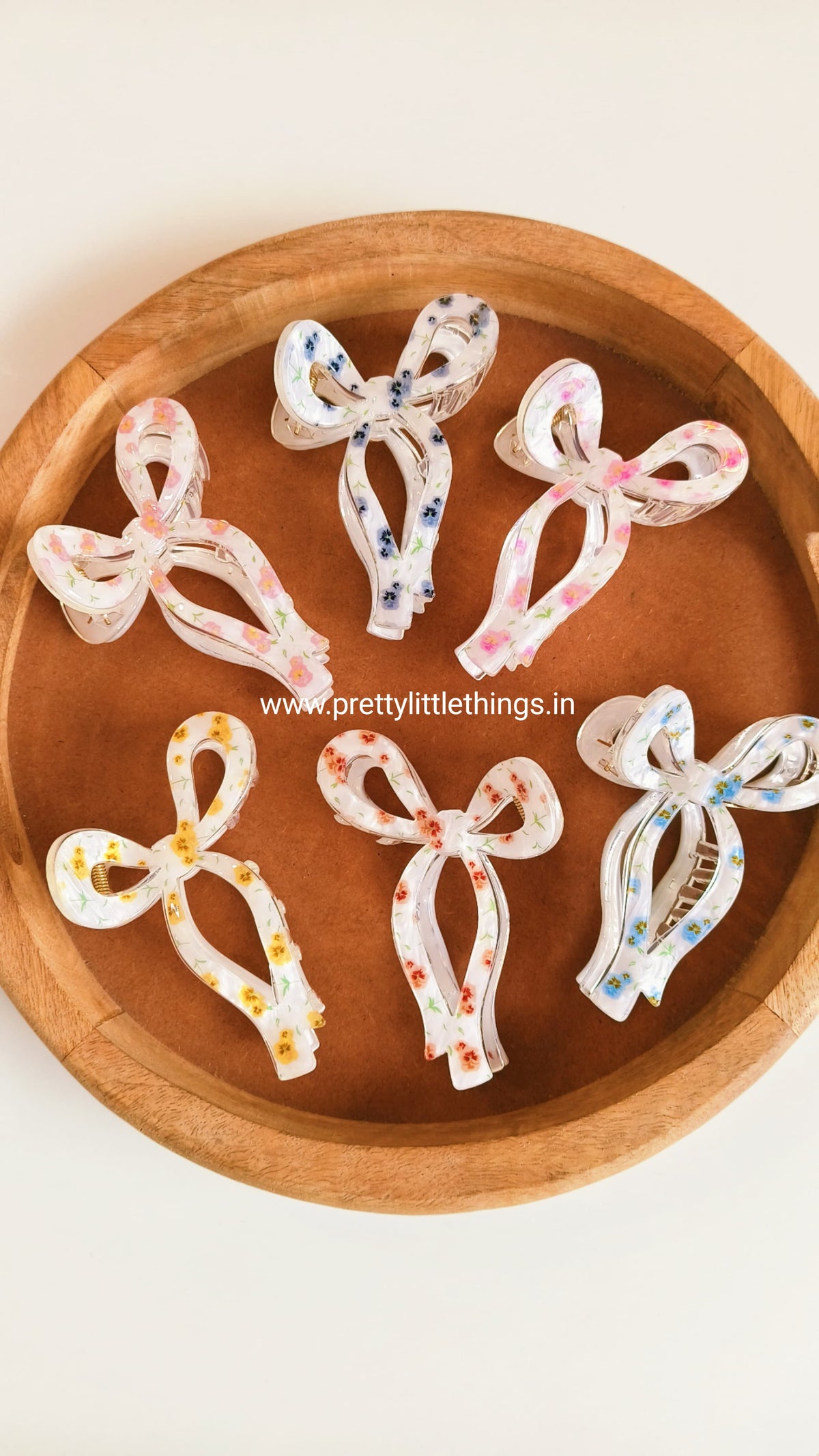 Floral Butterfly Clips
