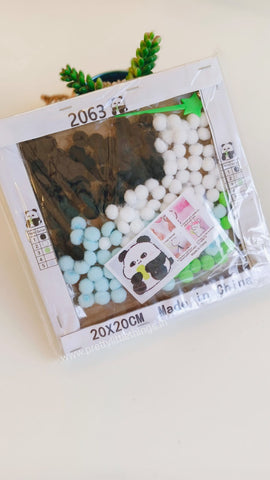 DIY Pom Pom Art Kit