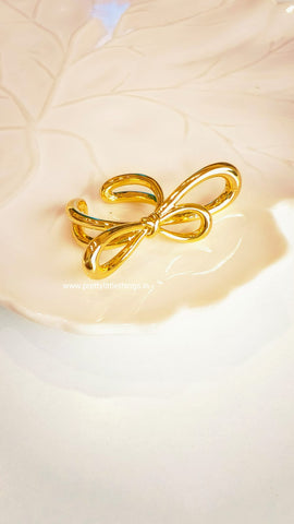 Bow Pattern Anti Tarnish Finger Ring Gulaabo