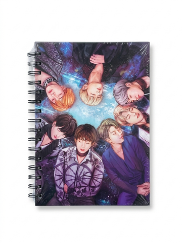 BTS theme Spiral Notebook