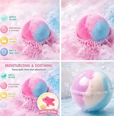 Colorful Fragrant Bath Bombs