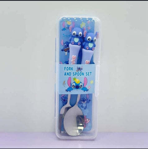 Disney's Stitch Theme Spoon Fork Set