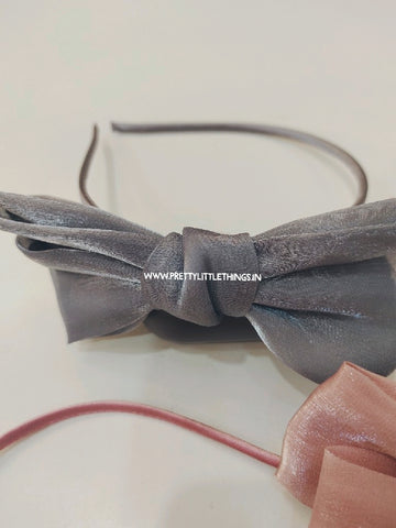Big Bow Slim Hair Band