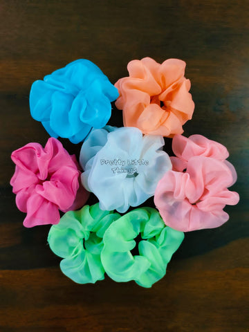 Scrunchies - Neon-Pastel Shades