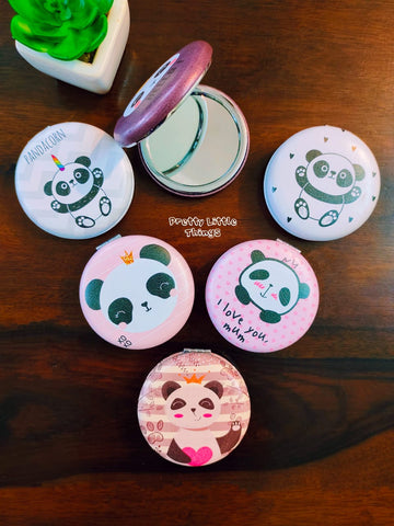 Panda Dual Side Pocket Mirror (PMDSPA)