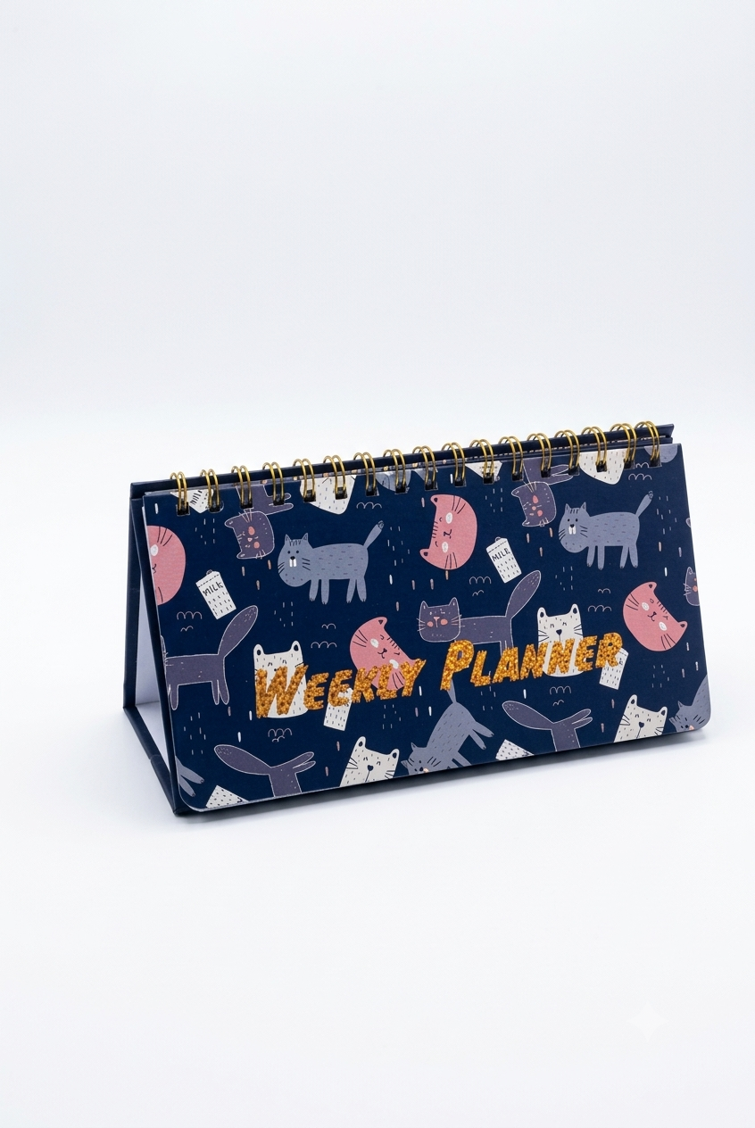 Kitty Themed Desktop Planners