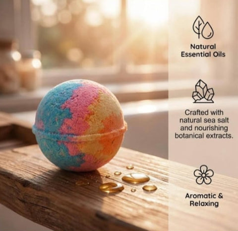 Colorful Fragrant Bath Bombs