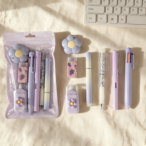Kawaii Pastel Stationery Sets (7 pieces set)