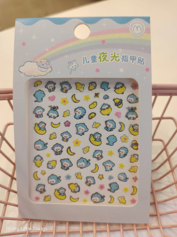 Glow in the Dark Nail Stickers