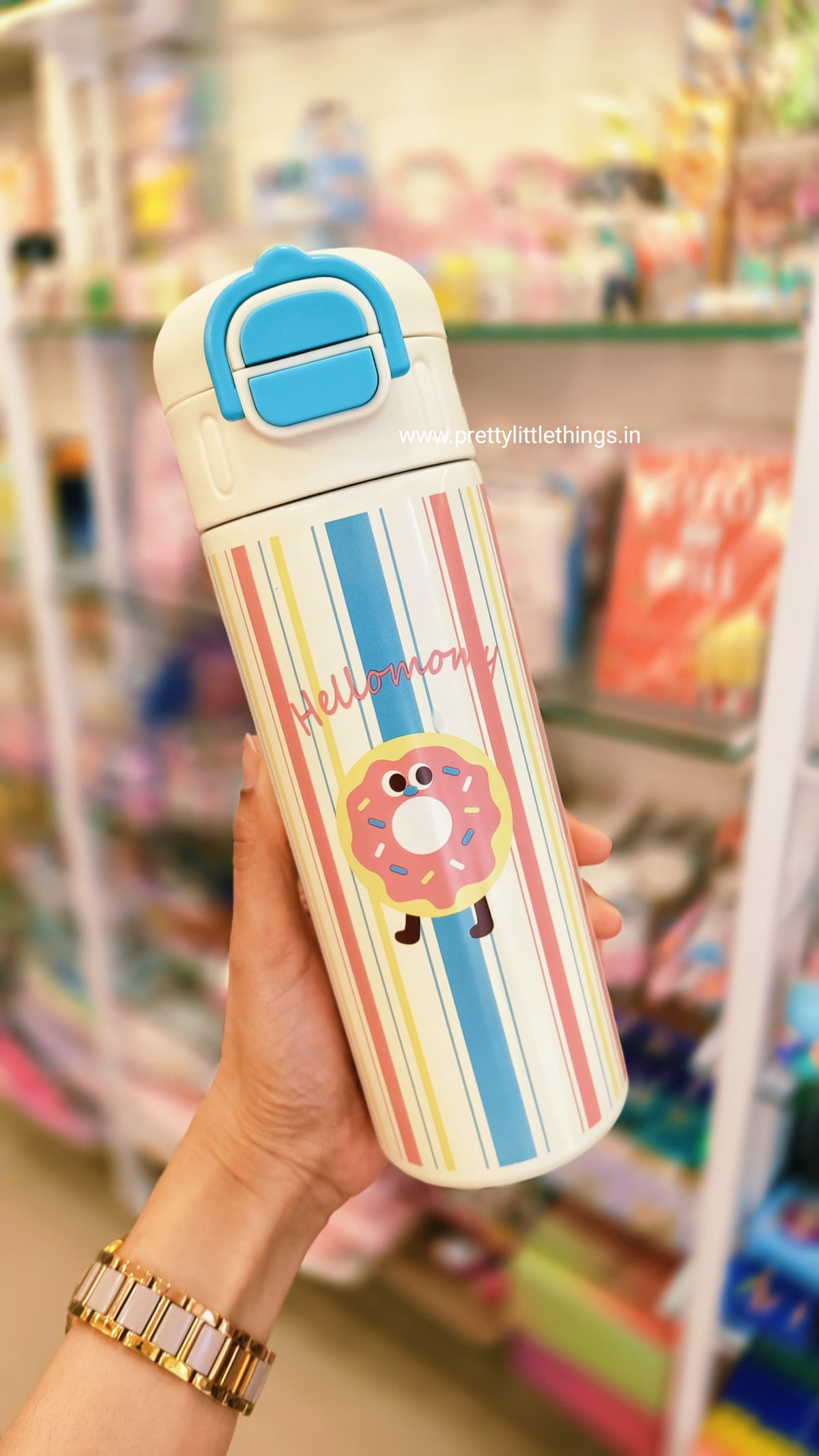 Sleek Insulated Water Bottles Donut / Kitty Dual Sipper [520 ml]