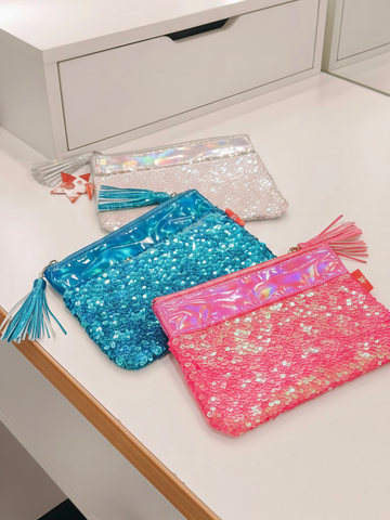 Sequins Cosmetic Pouch