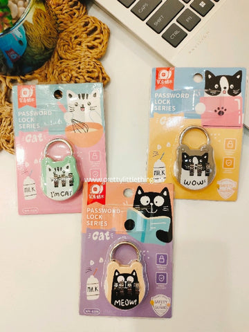 Cute Mini Code Lock [Kitty Theme]