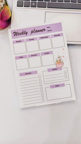 Adorable Weekly Planner Pads