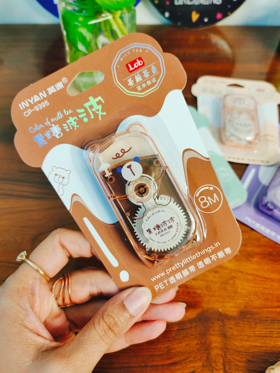 Transparent Teddy Correction Tape