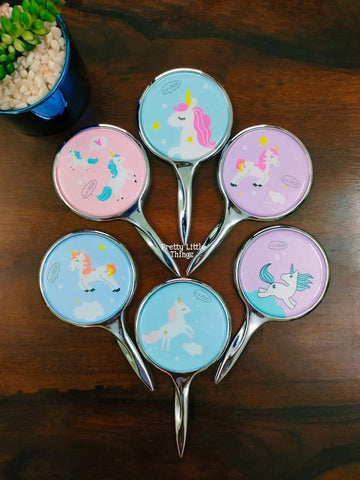Portable Unicorn Mirror with Handle