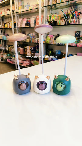 Feather Touch Cute Animal Desk Lamp cum Night Lamps