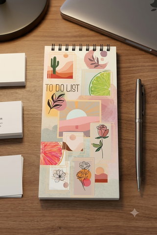 To Do List Spiral Sleek Notepads