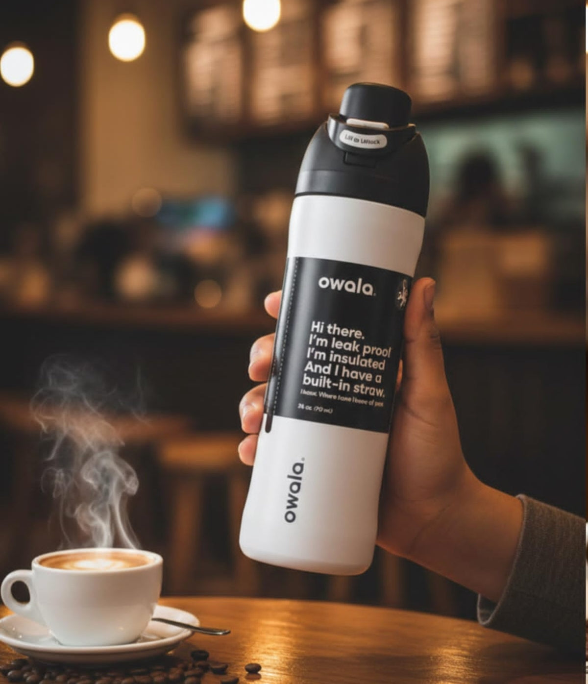 Owala Free Sip Bottles, 710 ml, Premium Insulated Steel Bottle