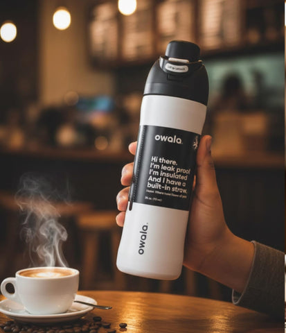 Owala Free Sip Bottles, 710 ml, Premium Insulated Steel Bottle