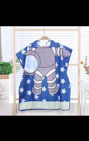 Hoodie Poncho Swim / Bath Towels