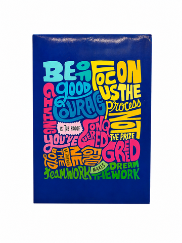 Aesthetic Personal Notebook 'You Can Do It' (A5 size, with Bookmark)