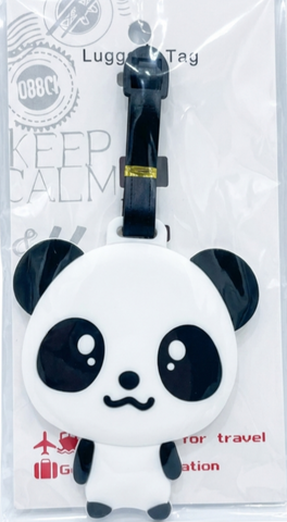 Chubby Panda Theme Luggage Tag