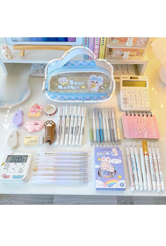 Kawaii Double Decker Pouch ( Stationery / Multiutility)