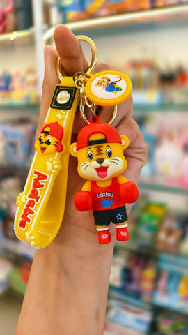 Cute Sports Tiger Keychain