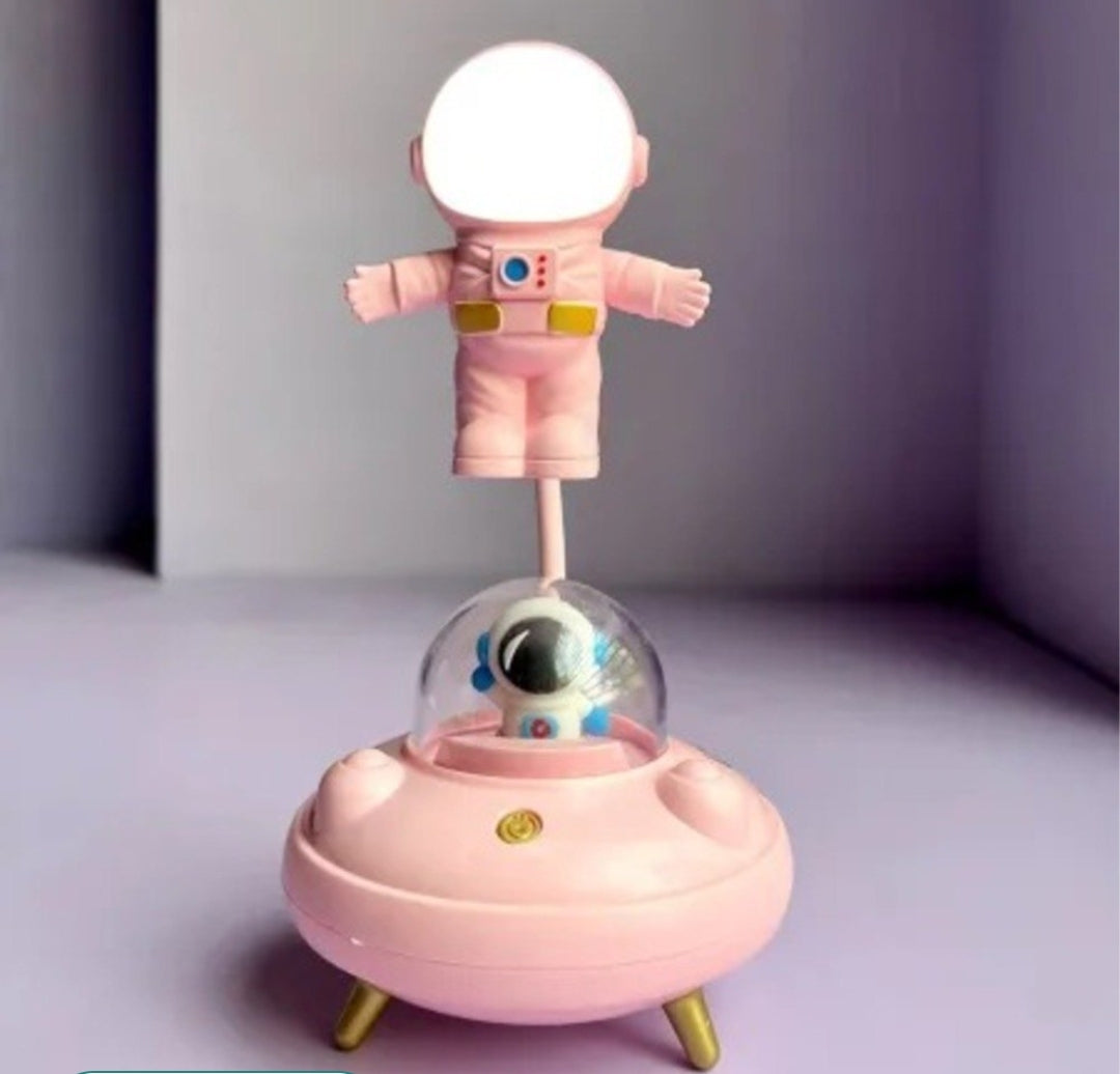Astronaut And Spaceship Desk Lamp