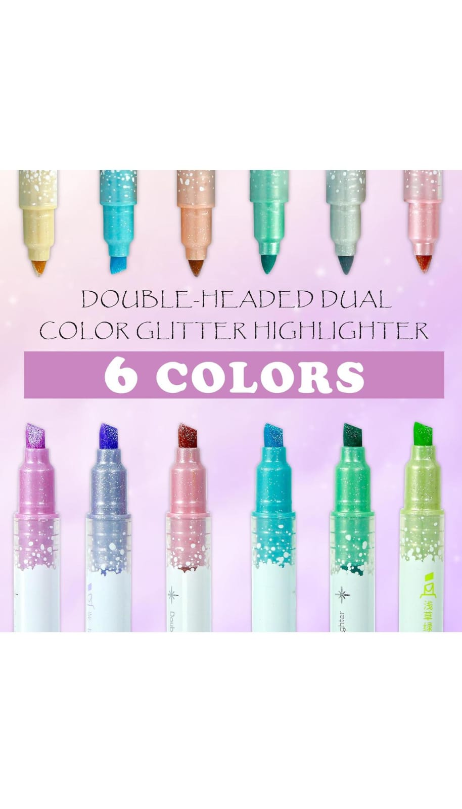 Shine Glittery Highlighters Pack