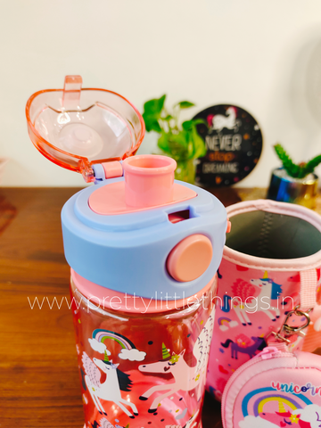 Unicorn / Football Sipper Bottle in Bag