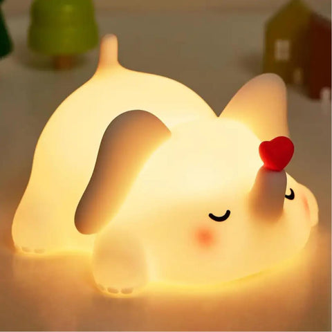 Lovely Elephant Pat Control Night Lamp