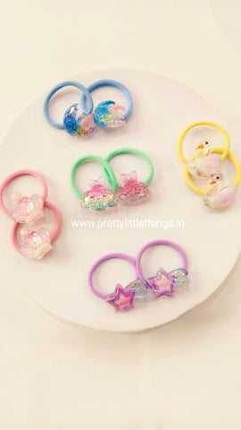 Shiny Crystal Style Hair Ties