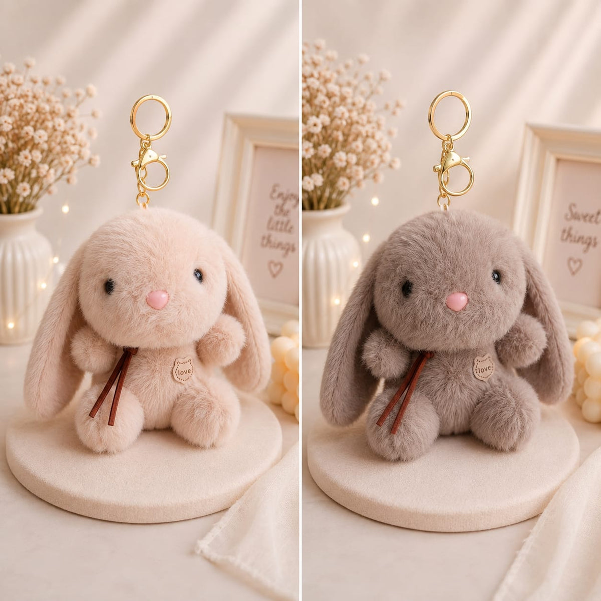 Bunny Plushy Keychain / Bag Charm