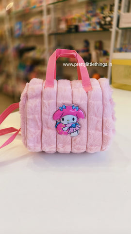 Sanrio Fur Small Purse / Carry Bag