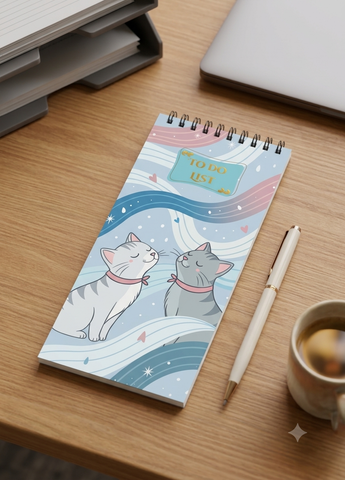 To Do List Spiral Sleek Notepads